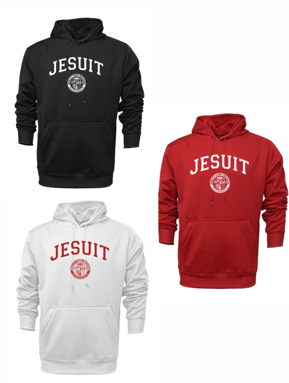 White Dri Fit Hoodie