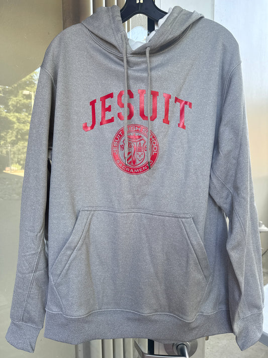 Grey Dri Fit Hoodie