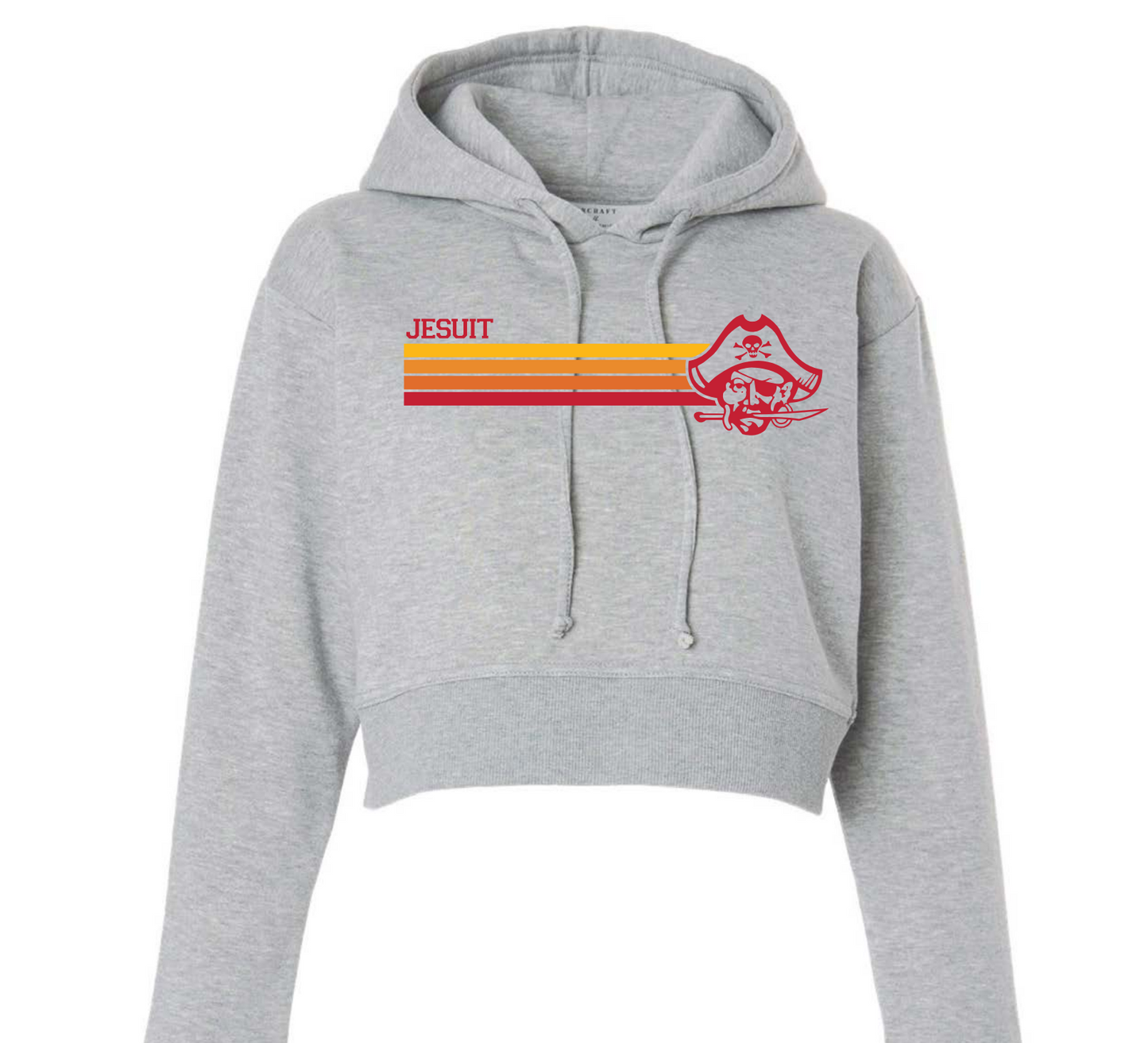 Women's Cropped Fleece Hooded Sweatshirt