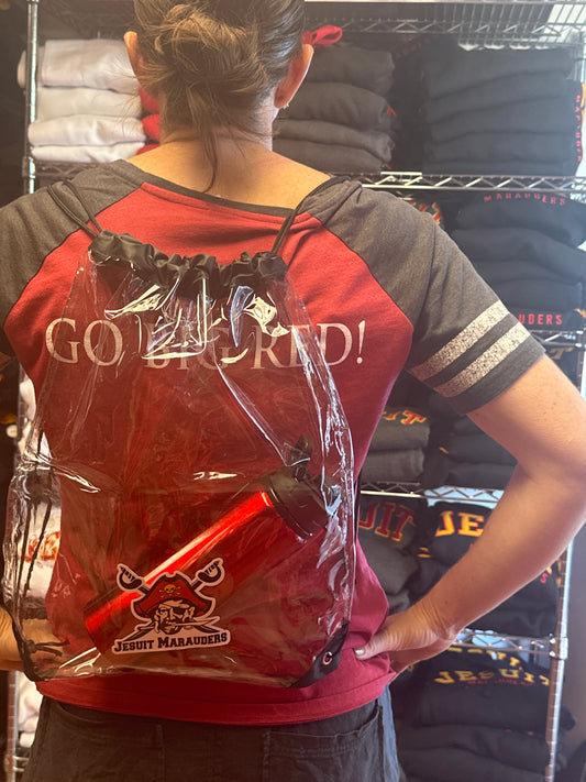 Game Day Clear Backpack/cinch bag