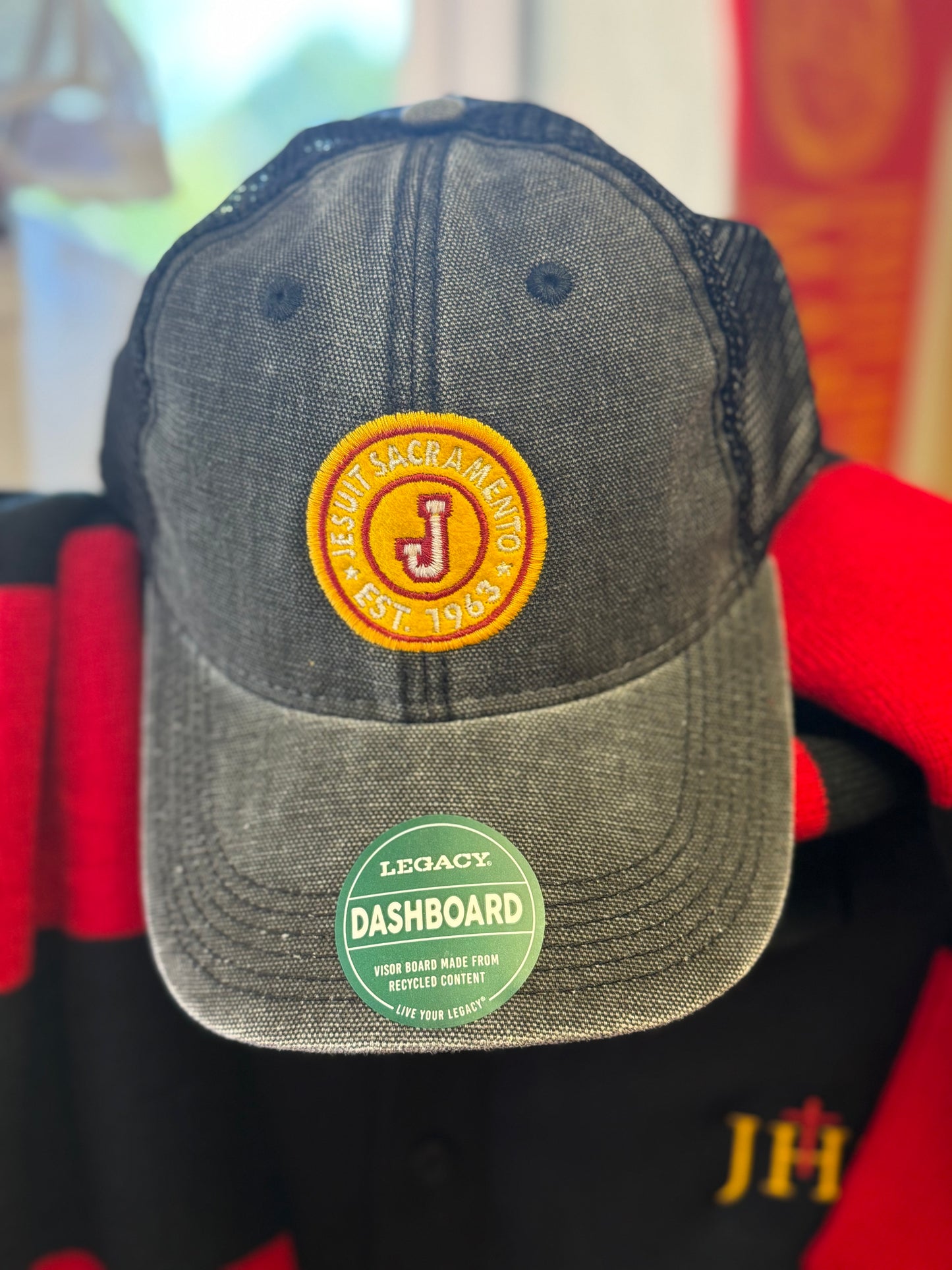 J trucker hat